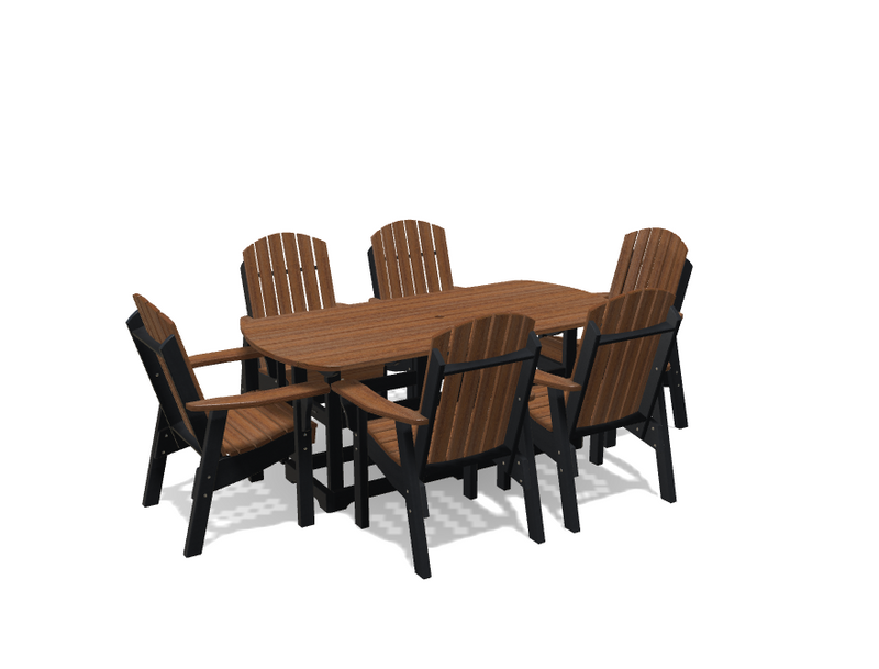 Krahn 34" x 72" Dining Table with 6 Chairs
