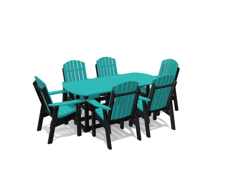 Krahn 34" x 72" Dining Table with 6 Chairs