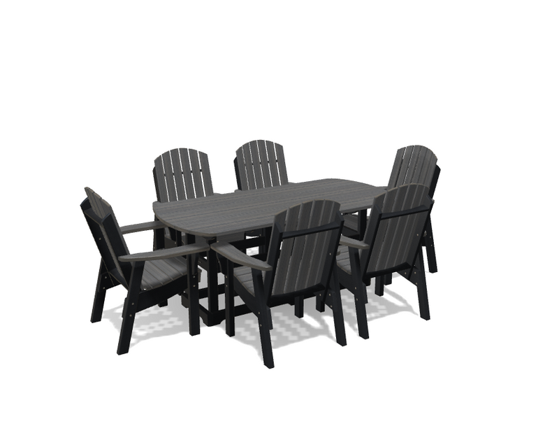 Krahn 34" x 72" Dining Table with 6 Chairs