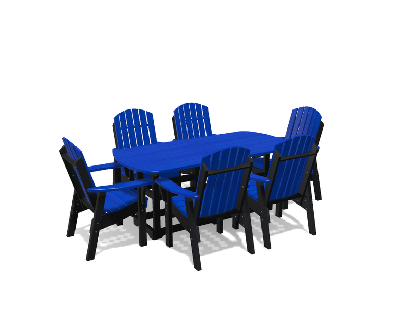 Krahn 34" x 72" Dining Table with 6 Chairs