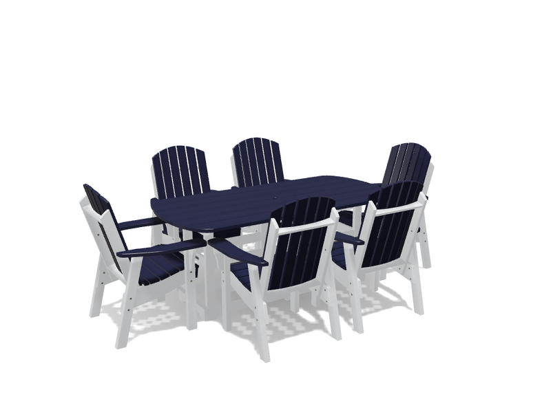 Krahn 34" x 72" Dining Table with 6 Chairs