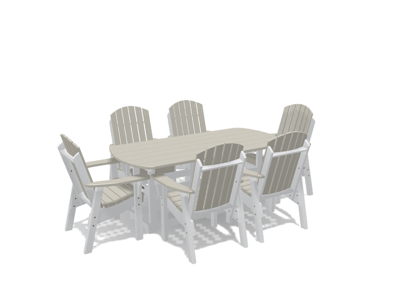 Krahn 34" x 72" Dining Table with 6 Chairs