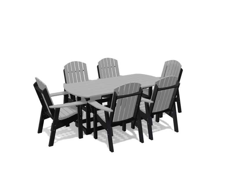 Krahn 34" x 72" Dining Table with 6 Chairs