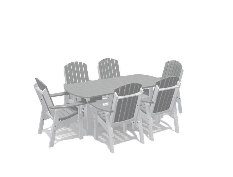 Krahn 34" x 72" Dining Table with 6 Chairs