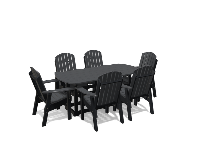 Krahn 34" x 72" Dining Table with 6 Chairs