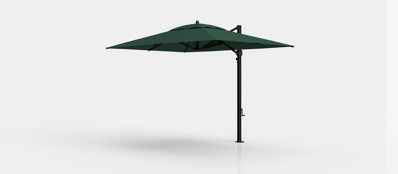Frankford Aurora Cantilever Umbrella - Aluminum - 8.5' x 11' Rectangle