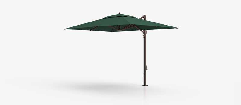 Frankford Aurora Cantilever Umbrella - Aluminum - 8.5' x 11' Rectangle