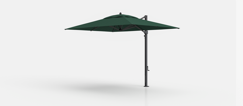 Frankford Aurora Cantilever Umbrella - Aluminum - 8.5' x 11' Rectangle