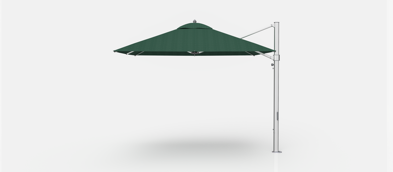 Frankford Aurora Cantilever Umbrella - Aluminum - 10' Square