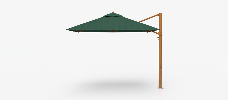 Frankford Aurora Cantilever Umbrella - Aluminum - 10' Square