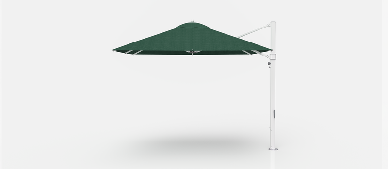 Frankford Aurora Cantilever Umbrella - Aluminum - 10' Square