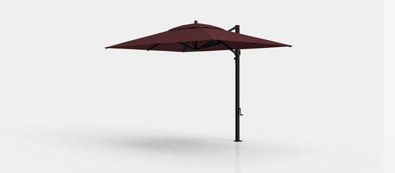 Frankford Aurora Cantilever Umbrella - Aluminum - 8.5' x 11' Rectangle
