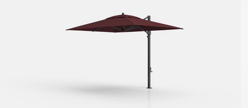 Frankford Aurora Cantilever Umbrella - Aluminum - 8.5' x 11' Rectangle