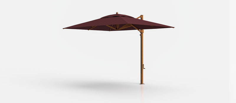 Frankford Aurora Cantilever Umbrella - Aluminum - 8.5' x 11' Rectangle