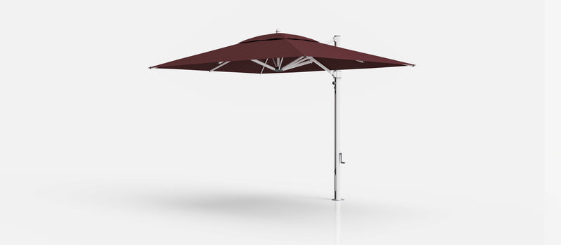 Frankford Aurora Cantilever Umbrella - Aluminum - 8.5' x 11' Rectangle