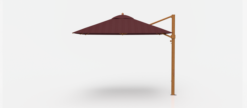 Frankford Aurora Cantilever Umbrella - Fiberglass - 10' Square