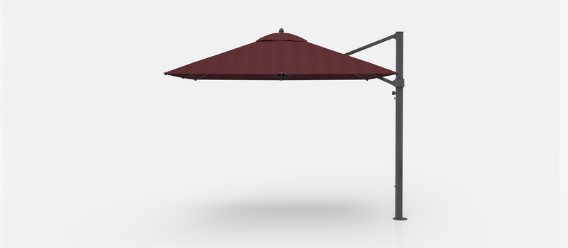 Frankford Aurora Cantilever Umbrella - Aluminum - 10' Square