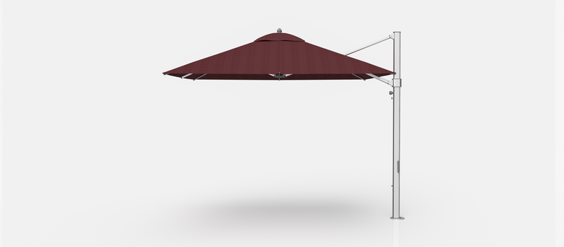 Frankford Aurora Cantilever Umbrella - Aluminum - 10' Square