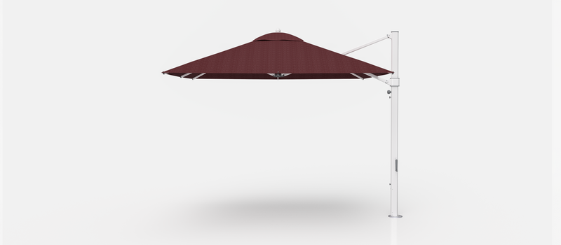 Frankford Aurora Cantilever Umbrella - Aluminum - 10' Square