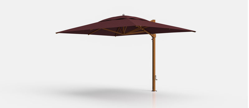 Frankford Eclipse Designer Cantilever Umbrella - 10' x 13' Rectangle