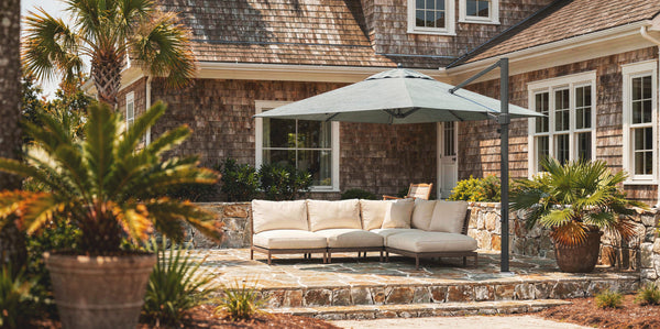 Frankford Aurora Cantilever Umbrella - Fiberglass - 10' Square