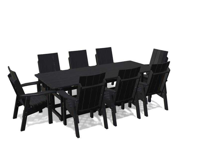 Krahn 40" x 96" Dining Table with 8 Chairs