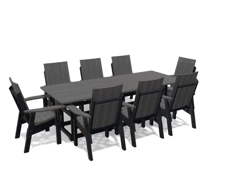 Krahn 40" x 96" Dining Table with 8 Chairs