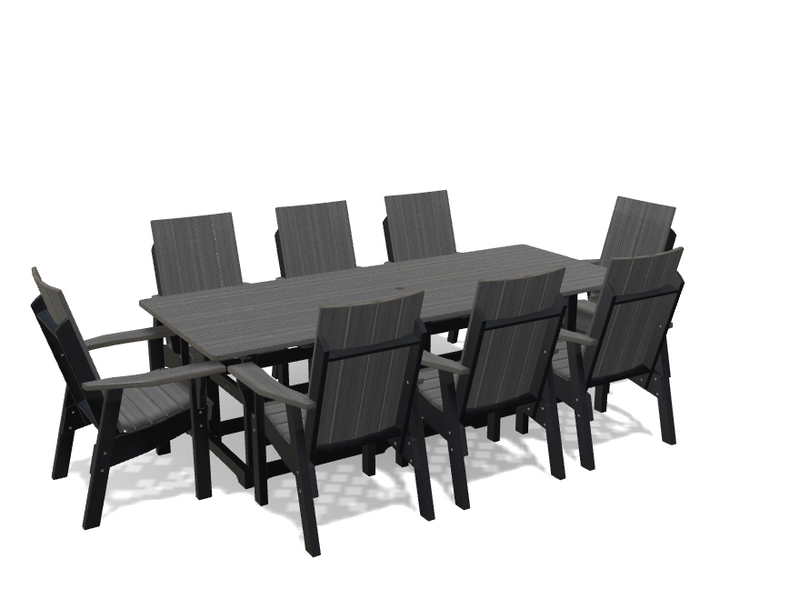 Krahn 40" x 96" Dining Table with 8 Chairs