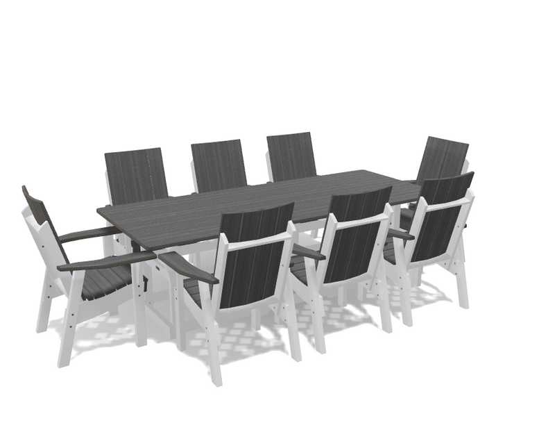 Krahn 40" x 96" Dining Table with 8 Chairs