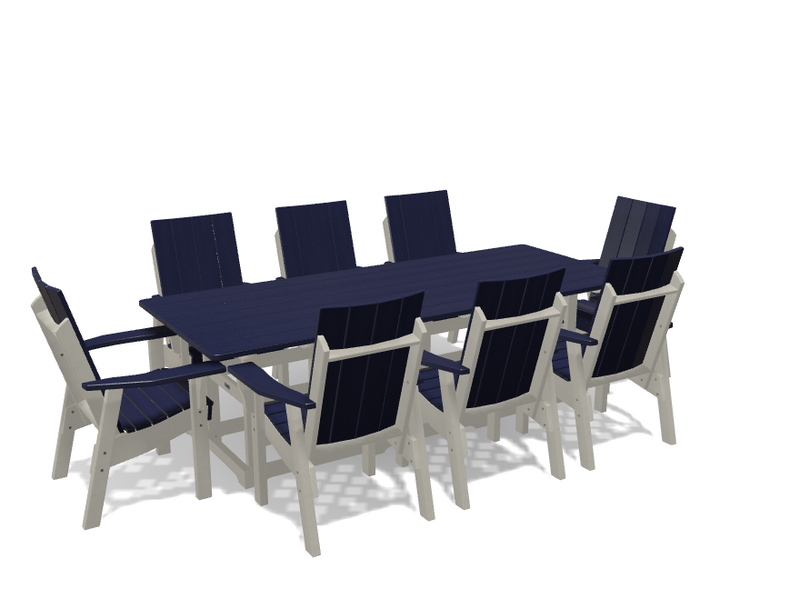 Krahn 40" x 96" Dining Table with 8 Chairs