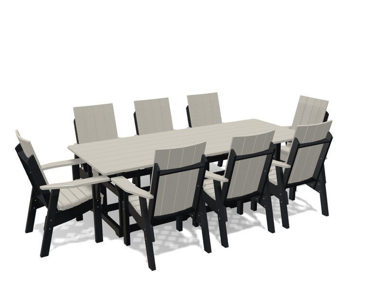 Krahn 40" x 96" Dining Table with 8 Chairs