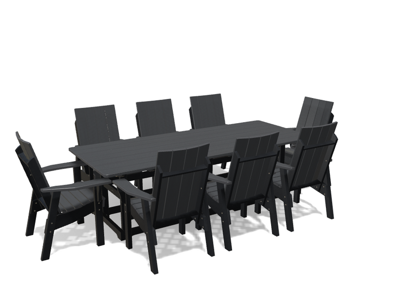 Krahn 40" x 96" Dining Table with 8 Chairs