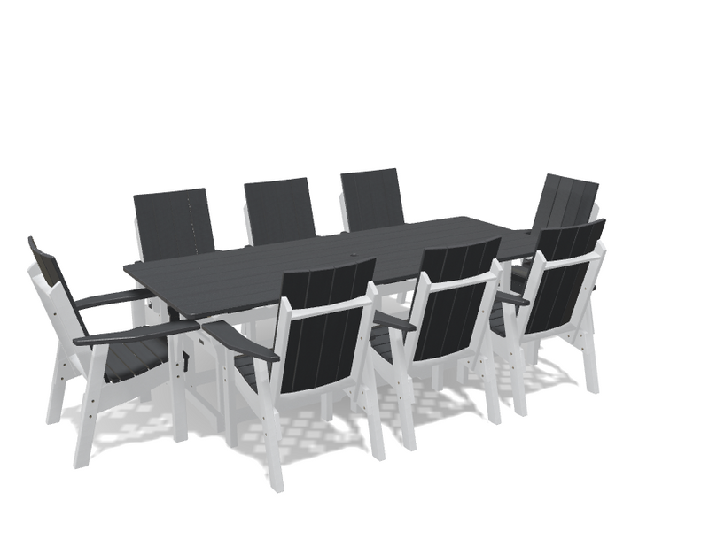 Krahn 40" x 96" Dining Table with 8 Chairs