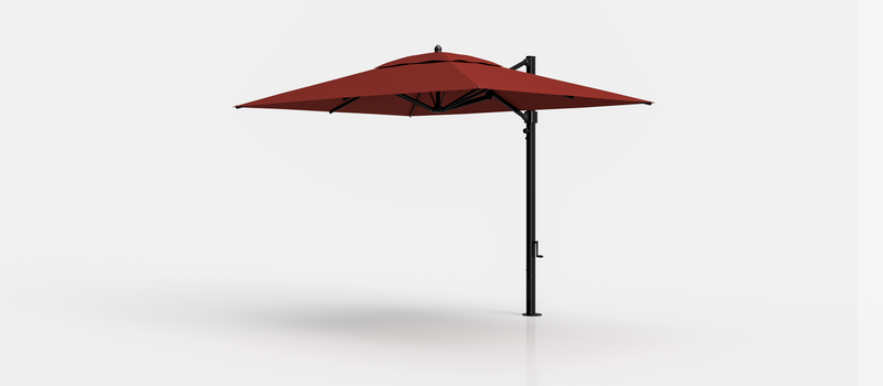 Frankford Aurora Cantilever Umbrella - Aluminum - 8.5' x 11' Rectangle