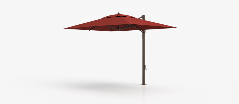 Frankford Aurora Cantilever Umbrella - Aluminum - 8.5' x 11' Rectangle