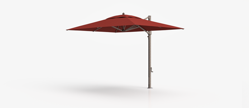 Frankford Aurora Cantilever Umbrella - Aluminum - 8.5' x 11' Rectangle