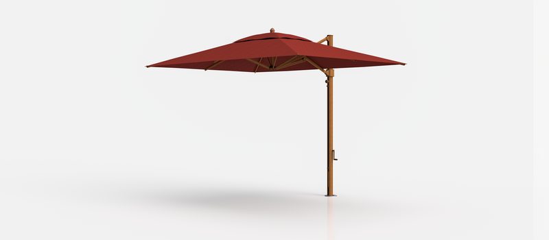 Frankford Aurora Cantilever Umbrella - Aluminum - 8.5' x 11' Rectangle