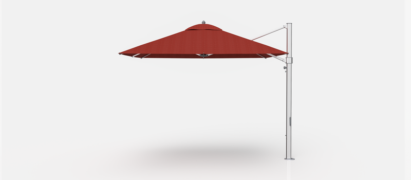 Frankford Aurora Cantilever Umbrella - Aluminum - 10' Square
