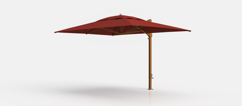 Frankford Eclipse Designer Cantilever Umbrella - 10' x 13' Rectangle