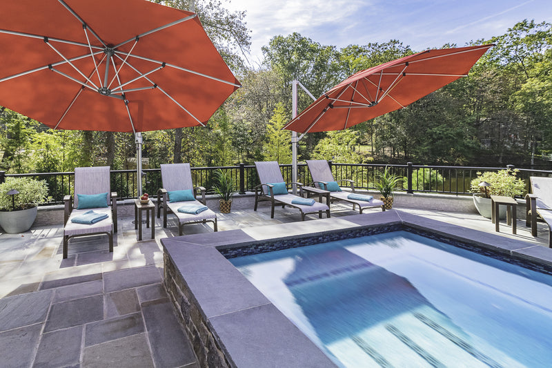 Frankford Aurora Cantilever Umbrella - Aluminum - 11' Octagon