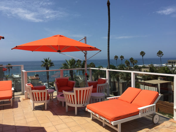 Frankford Aurora Cantilever Umbrella - Fiberglass - 11' Octagon