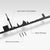 The Berlin Line: 50 cm silhouette featuring landmarks like the Fernsehturm and Reichstag Palace in minimalist style.