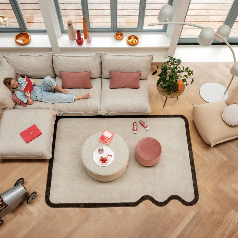 Carpet Grand Not Straight balances clean design with subtle asymmetry.