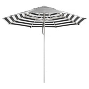 2.8m chaplin Caspar Patio Umbrella by Basil Bangs with UPF50+ protection, marine-grade frame, and sleek design for durable outdoor elegance.