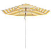 2.8m marigold Caspar Patio Umbrella by Basil Bangs with UPF50+ protection, marine-grade frame, and sleek design for durable outdoor elegance.