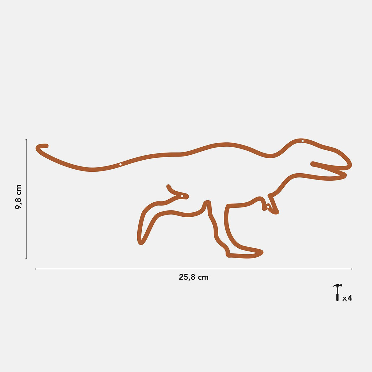 Dinosaur Line by The Line Kids Collection adds adventure and whimsy with its charming dinosaur silhouette design.