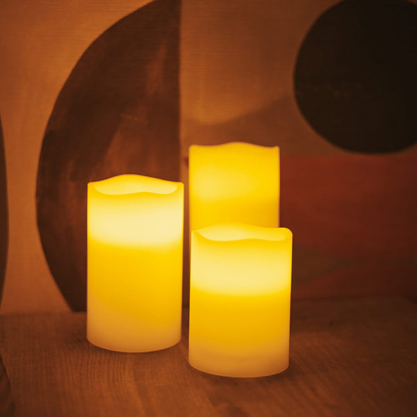Dolo Flameless Candles<br> Set of 3