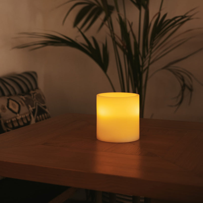 Designed like a real candle, Dolo delivers soft LED light with a lifelike flame effect.