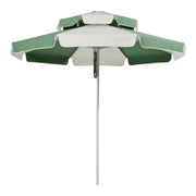 Double Caspar Patio Umbrella by Basil Bangs with a 280 cm canopy, UPF50+ sun protection, and elegant Hollywood Regency design.