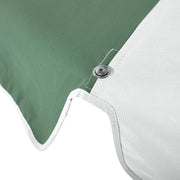 Elegant Double Caspar Umbrella offering UPF50+ sun protection and a seamless design for residential and commercial use.